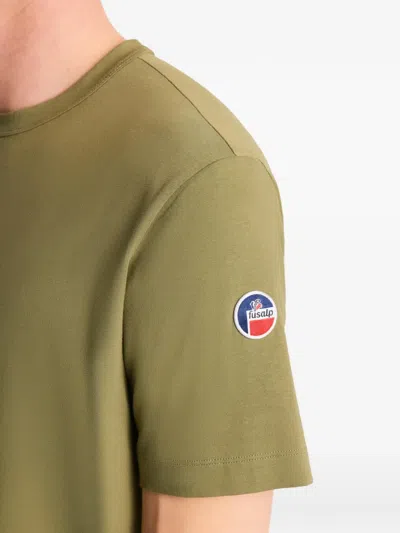 Fusalp Riviere Logo-patch Short-sleeve T-shirt In Green