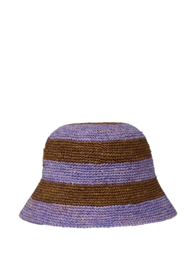 Paul Smith Striped Bucket Hat In Multi