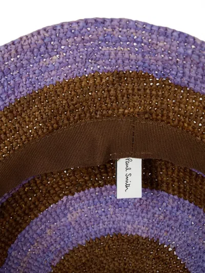 Paul Smith Striped Bucket Hat In Multi