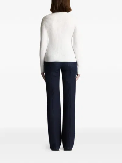 Fusalp Button-shoulder Sweater In White