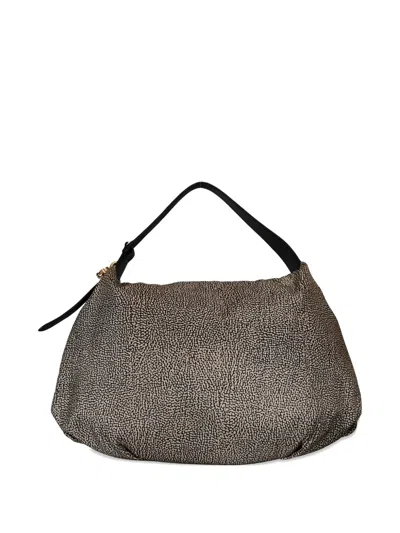 Borbonese Medium Shoulder Bag In Red