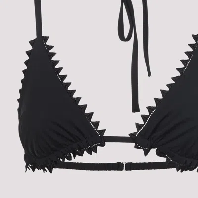 Jacquemus Triangle Bikini Top Le Haut De Maillot In Black