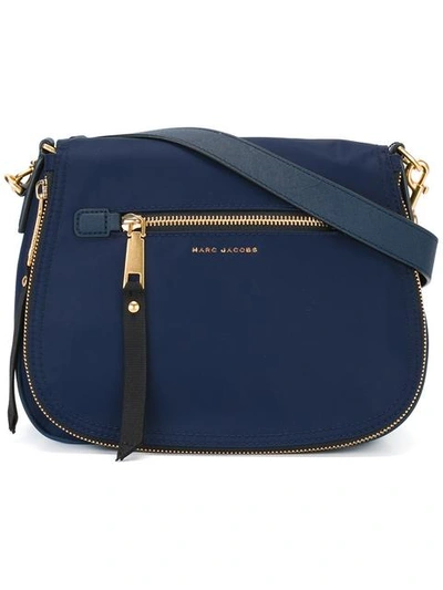 Marc Jacobs Trooper - Small Nomad Nylon Crossbody Bag - Blue In Midnight Blue/gold