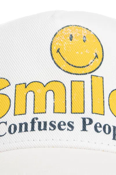 Dsquared2 Smile Printed Baseball Cap In White