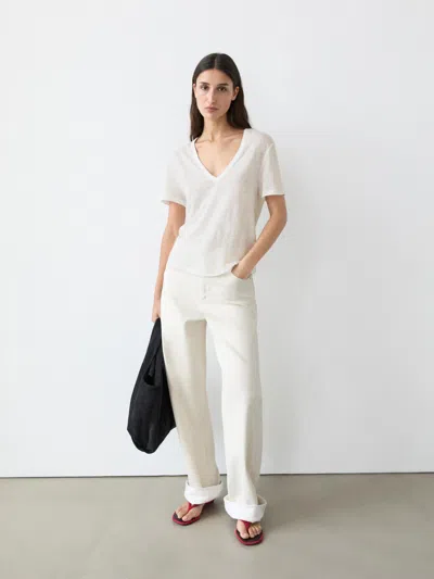 Massimo Dutti Leinen In Multi