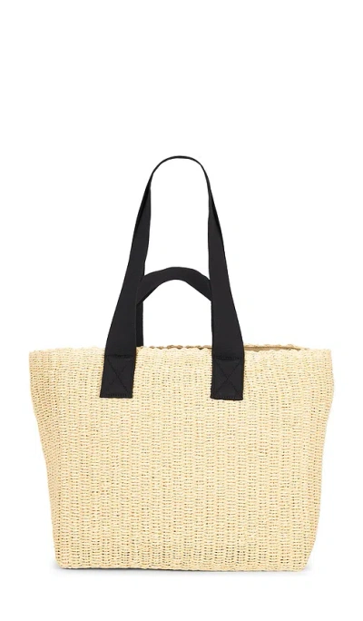 Allsaints Izzy 밀짚 토트 백