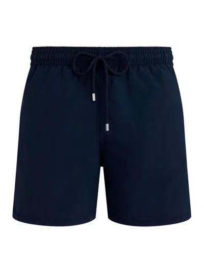 Vilebrequin Recycled Nylon Swim Shorts With Elastic Waistband In Blue