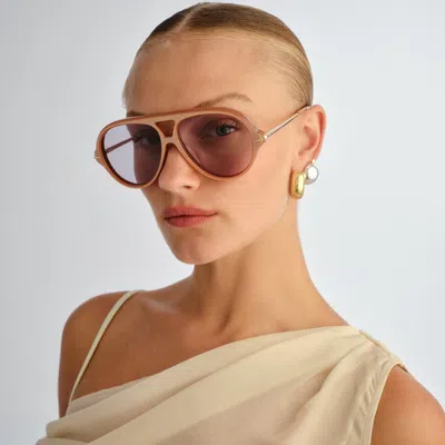 Le Specs Numero Once In Brown