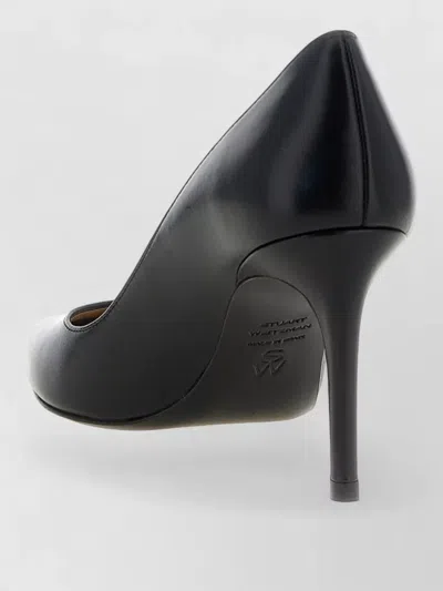 Stuart Weitzman 75mm Stuart Power Pointed-toe Stiletto Pumps In Black