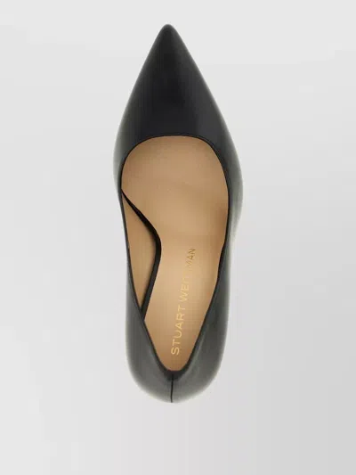 Stuart Weitzman 75mm Stuart Power Pointed-toe Stiletto Pumps In Black