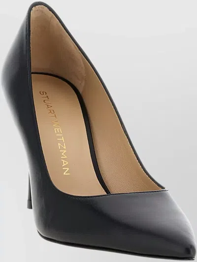 Stuart Weitzman 75mm Stuart Power Pointed-toe Stiletto Pumps In Black