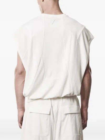 Thom Krom Oversized Sleeveless T-shirt In White