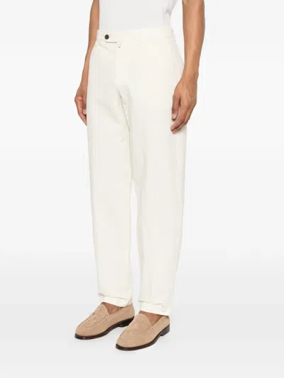 Berwich Buttoned Trousers In Neutral