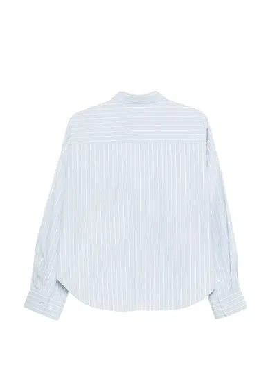 Bellerose Ginger Striped-pattern Shirt In Blue