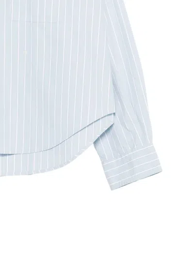 Bellerose Ginger Striped-pattern Shirt In Blue
