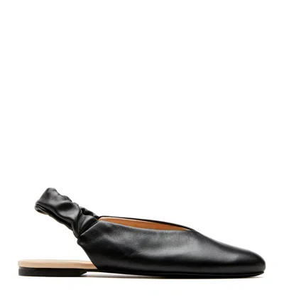 La Canadienne Glenn City Dry™ Waterproof Slingback Flat In Black