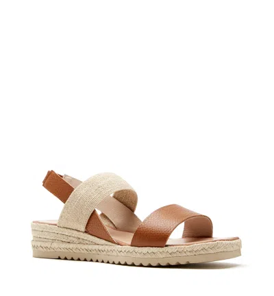 La Canadienne Rowena Leather Espadrille Wedge Sandals In Multi