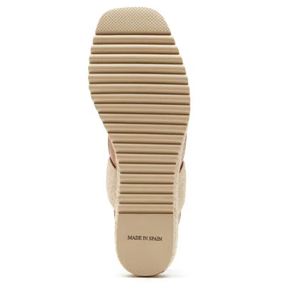 La Canadienne Rowena Leather Espadrille Wedge Sandals In Multi
