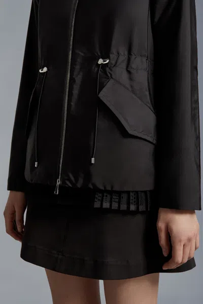 Moncler Baaba Parka Jacket In Black