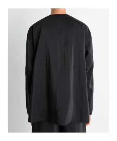 Lemaire Buttoned Shirt In Black