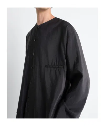 Lemaire Buttoned Shirt In Black