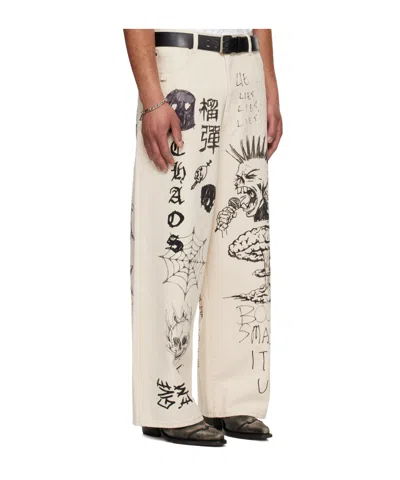 Lu'u Dan Belt-loop Jeans In Multi