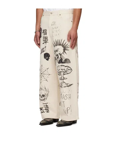 Lu'u Dan Belt-loop Jeans In Multi