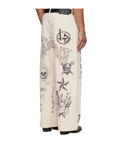 Lu'u Dan Belt-loop Jeans In Multi