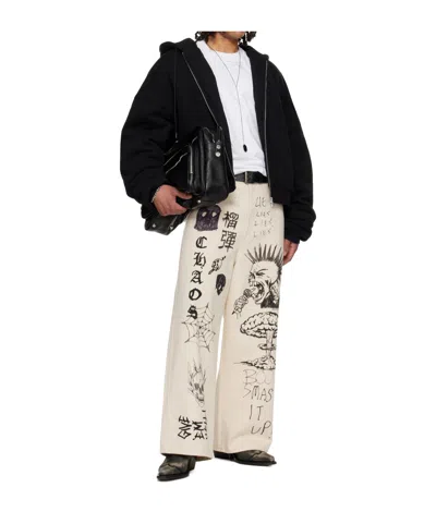 Lu'u Dan Belt-loop Jeans In Multi