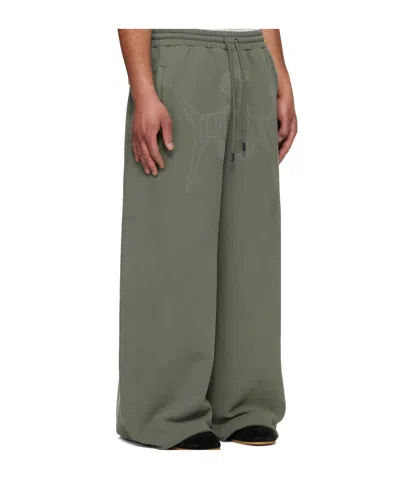 Lu'u Dan Bontan Drawstring Sweatpants In Green