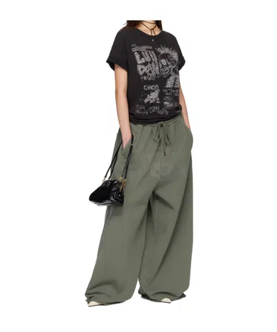 Lu'u Dan Bontan Drawstring Sweatpants In Green