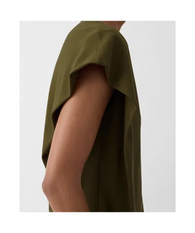 Jacquemus Asymmetrical Draped Top In Blue