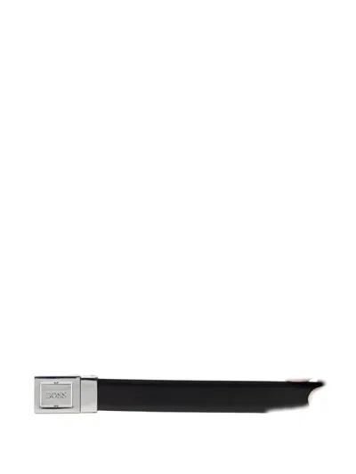 Hugo Boss Engraved-logo Reversible Belt In Pattern