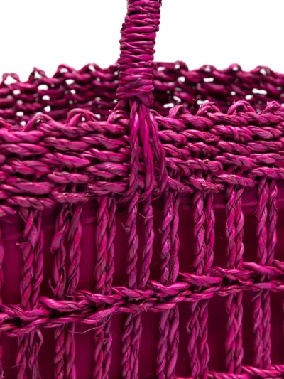 Niū ウーブン ハンドバッグ In Pink