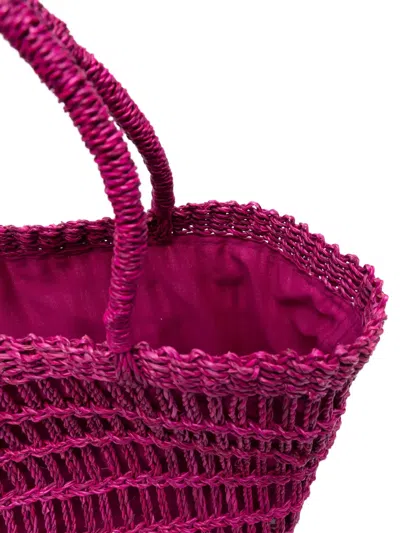 Niū ウーブン ハンドバッグ In Pink
