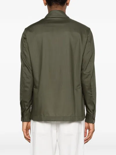 Montecore Buttoned Pocket Jacket In Green