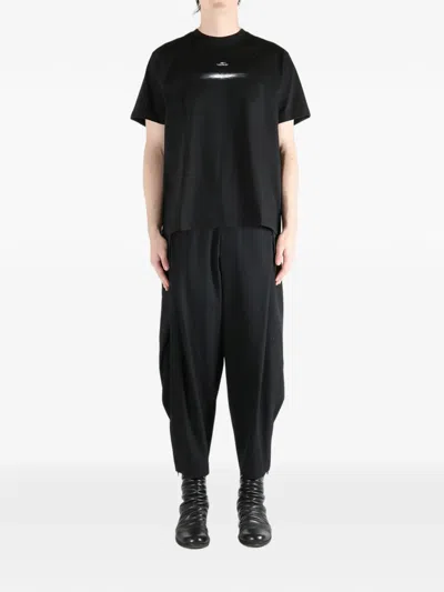 Ader Error Graphic T-shirt In Black