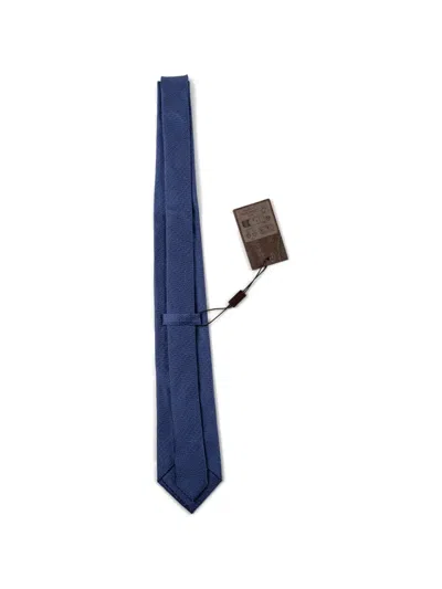 Etro Silk Tie In Gold