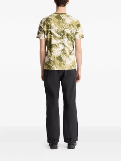Fusalp Tylo Patterned T-shirt In Green