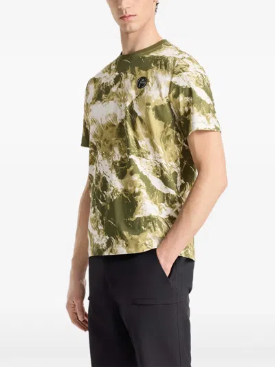 Fusalp Tylo Patterned T-shirt In Green