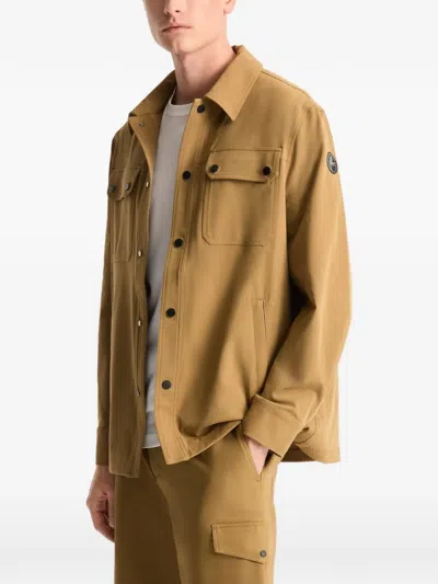 Fusalp Solandroz Button-fatening Shirt Jacket In Brown