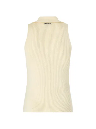 Pinko Button-up Top In Neutral