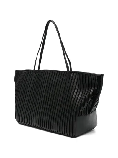 St Agni Large Linea Stitch Shoulder Bag In Pattern