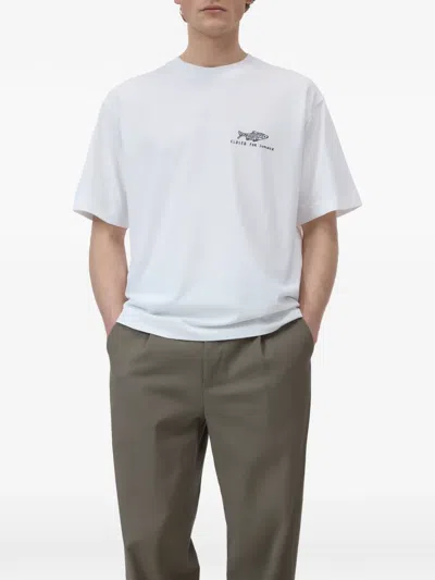 Closed Printed T-shirt In White