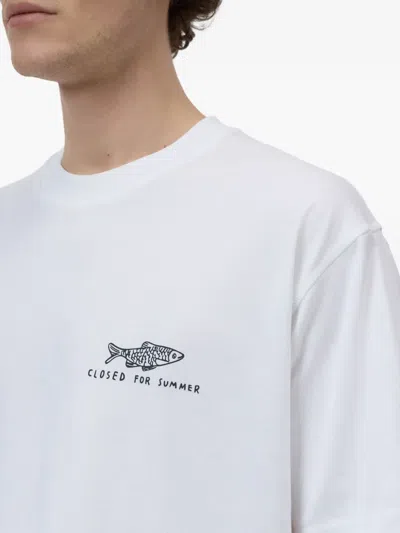 Closed Printed T-shirt In White