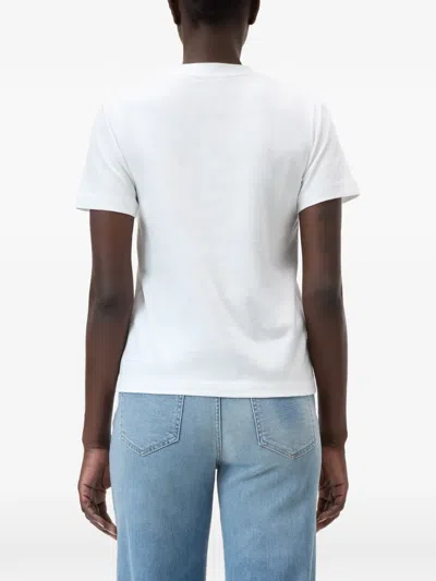 Closed Embroidered Basic T-shirt In White
