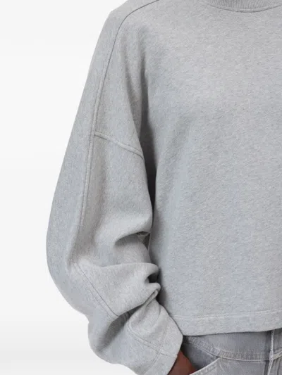 Closed Gathered Sweatshirt In Gray