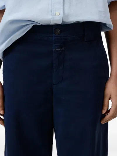 Closed Romi Button Trousers In Blue