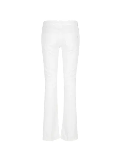 Dondup Flared Trousers In White