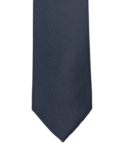 Brioni Patterned Tie In Black